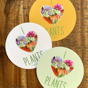 I Heart Plants Sticker - Image 4
